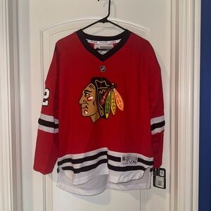 Red Panarin Blackhawks Hockey Jersey